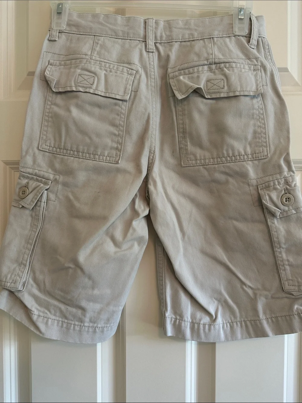 Old Navy Light Gray Cargo Shorts for Kids